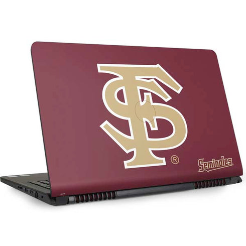 Florida State FSU Seminoles Initials Dell Inspiron Skin